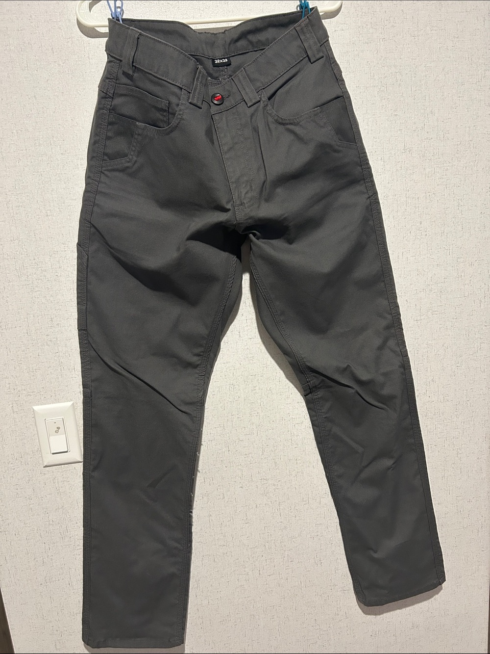 Men's Charcoal Workwear Pants - Unbranded